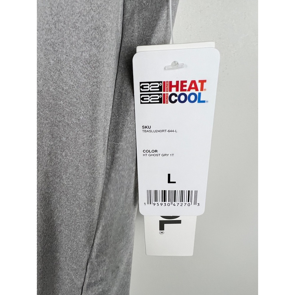 32 Degrees Cool Tank Top Gray L NWT Moisture-Wicking Quick Dry Activewear - Picture 5 of 10